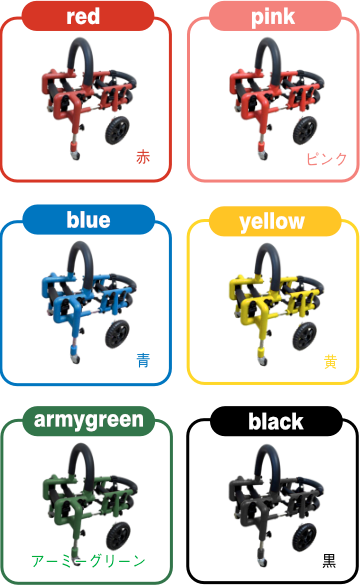 わん・ステップ　犬用車椅子 中型犬用・足長中型犬用